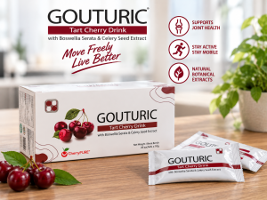 GOUTURIC Tart Cherry Drink with Boswellia Serrata & Celery Seed Extract